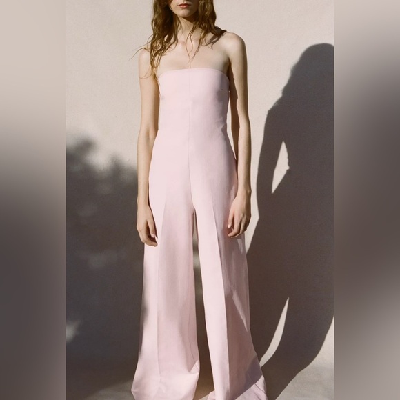 Zara strapless long jumpsuit 🔺 - Picture 1 of 4
